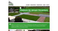 Desktop Screenshot of jansenhoveniers.nl